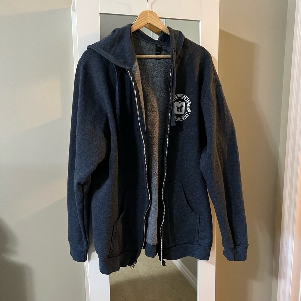 COMPANY Branded Hooded Zip Up Sweater - Picture 1 of 5
